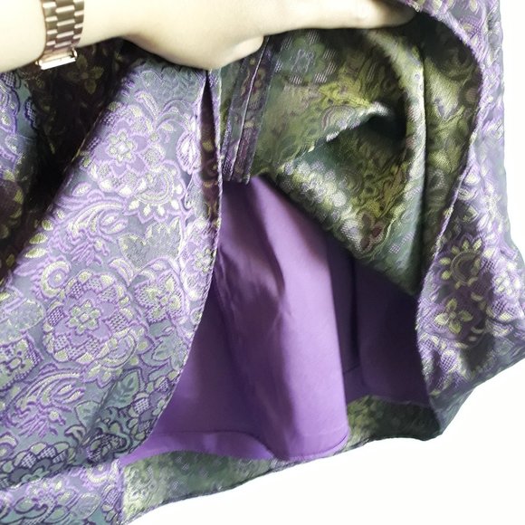 Adrianna Papell Sz 12 Brocade Sheath Dress Lined Wedding Mother of the Bride - Picture 6 of 10